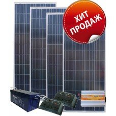 Солнечная электростанция, комплект 1 kW + резерв